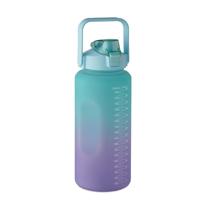 ACTIVATE MAX - RPET water bottle 2000ml - Turquoise