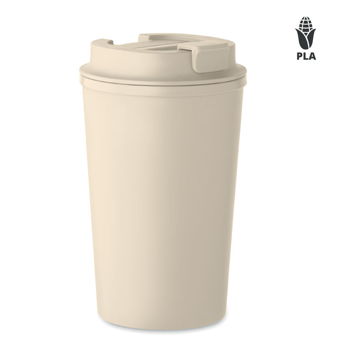 BEIBAKU - PLA double wall tumbler 350ml - Beige