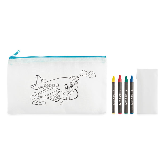 CRAY - Pencil case with 4 crayons