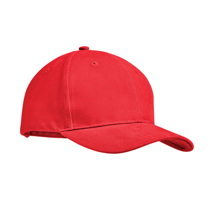 TEKAPO - 6 panel baseball cap 270 gr/m - Red