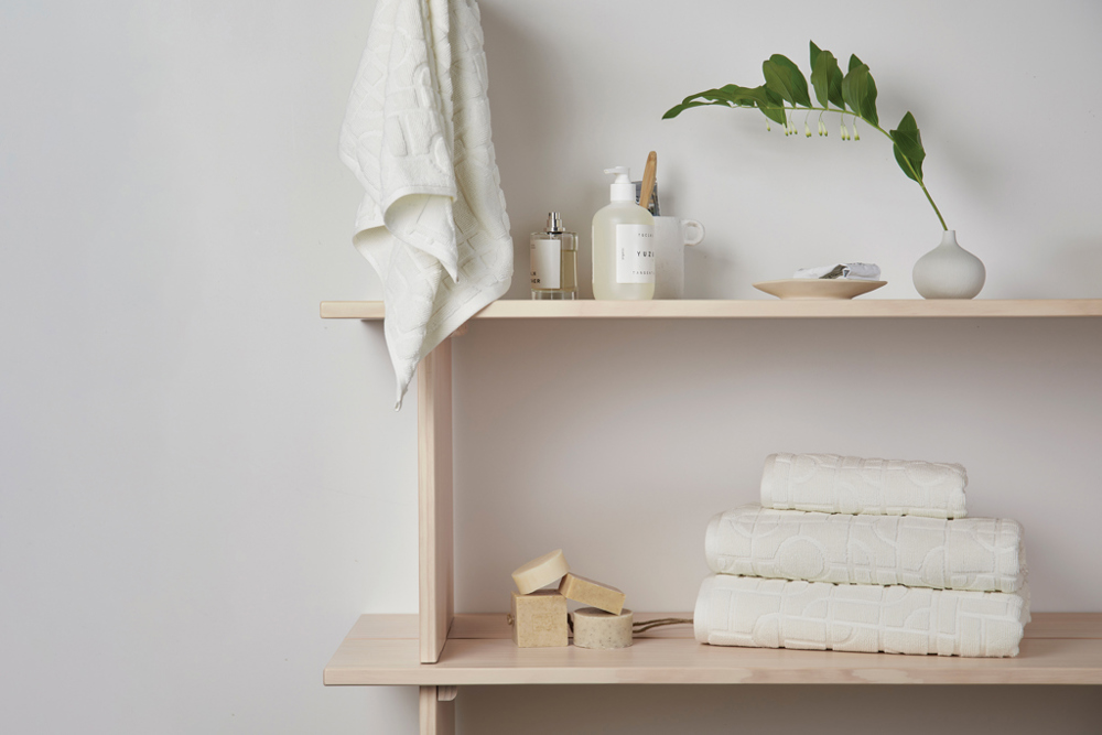 VINGA Verso OCS organic cotton towel, 4 pcs set