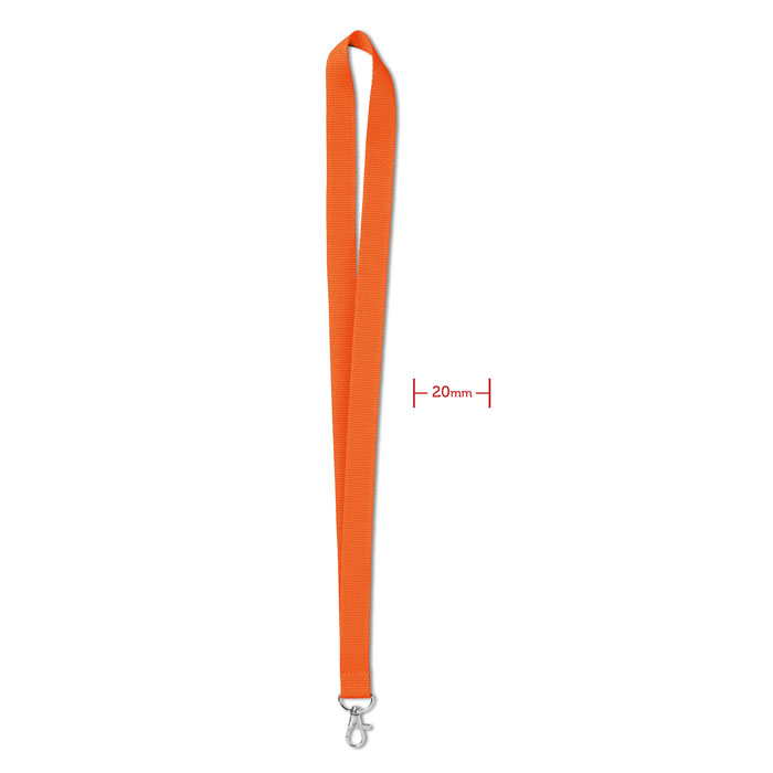 SIMPLE LANY - Lanyard 20 mm - Orange