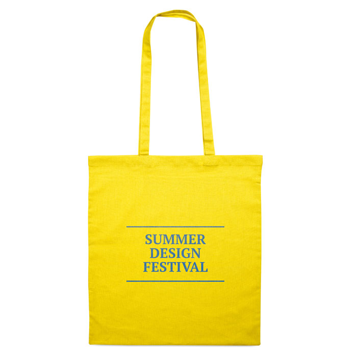COTTONEL COLOUR + - 140gr/m² cotton shopping bag