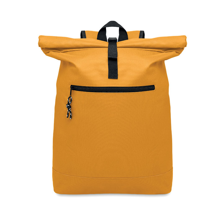 IREA - 600Dpolyester rolltop backpack - Ochre
