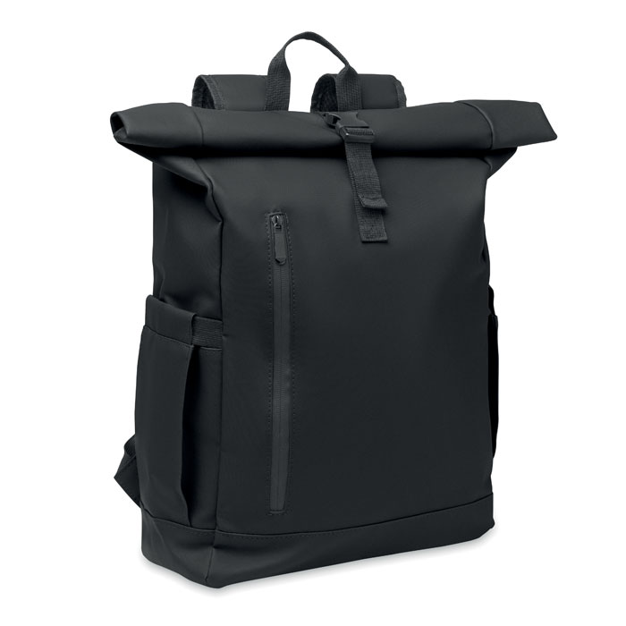 BANGKOK ROLL - Rolltop laptop rucksack 600D