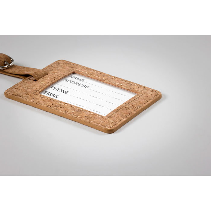 COCO - Cork luggage tag