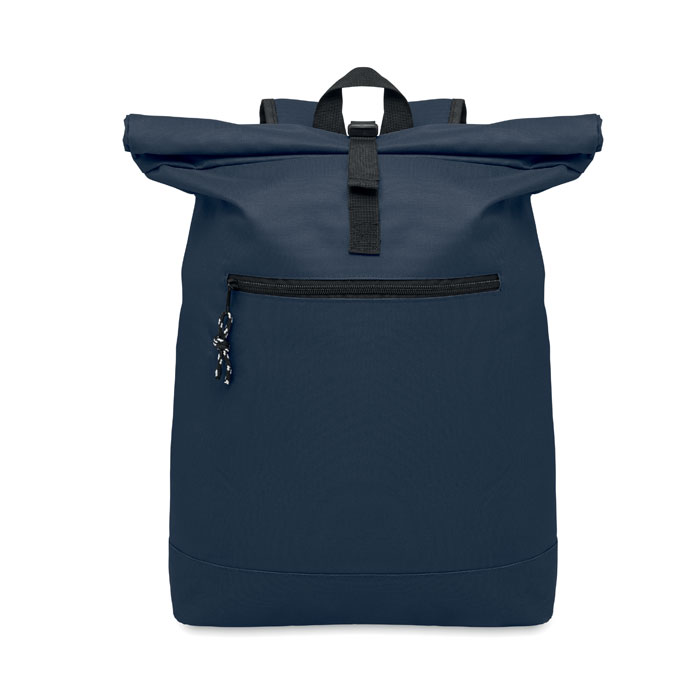IREA - 600Dpolyester rolltop backpack - Blue