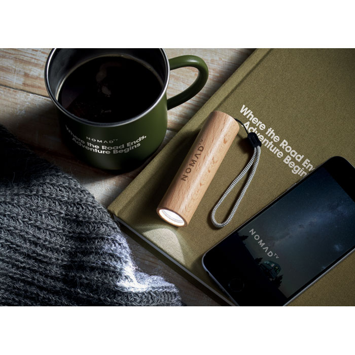 LITE - Beech wood rechargeable torch