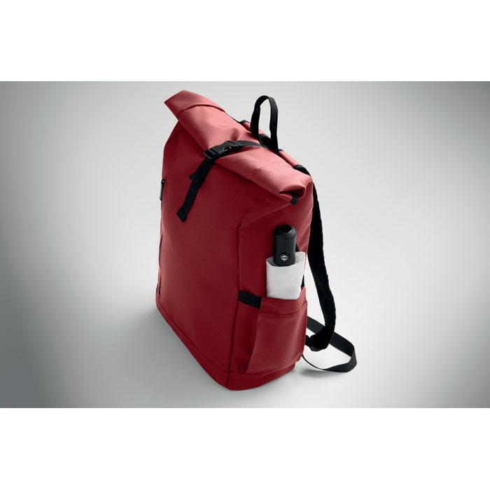 BANGKOK ROLL - Rolltop laptop rucksack 600D