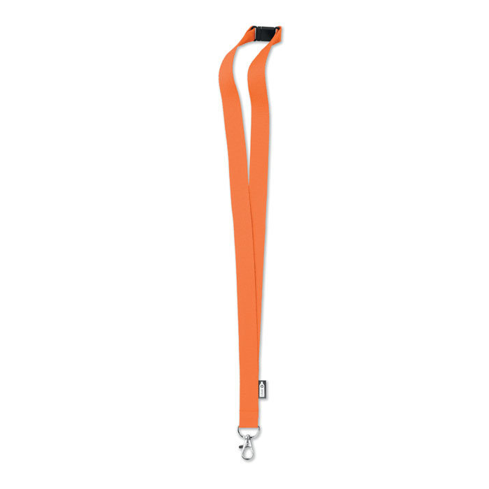 LANY RPET - Lanyard in RPET 20 mm - Orange