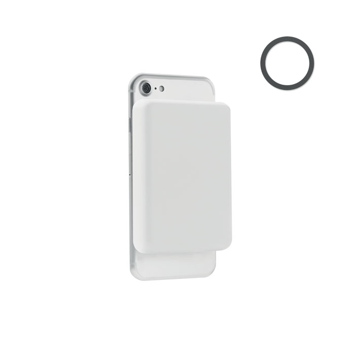 DOUBLETIC - Magnetic Powerbank 5000mAh 15W - White