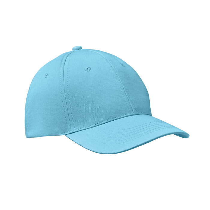 BASIE APOLLO - 6 Panel baseball cap 160 gr/m - Baby Blue