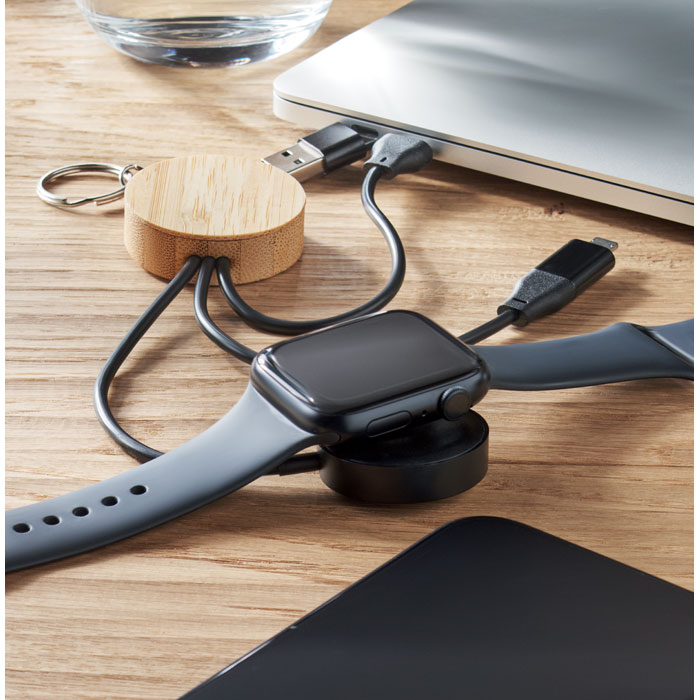 BULE - Key ring with 4 in 1 60W cable