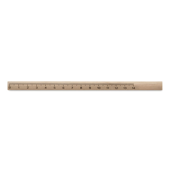 MADEROS - Carpenters pencil with ruler - Wood