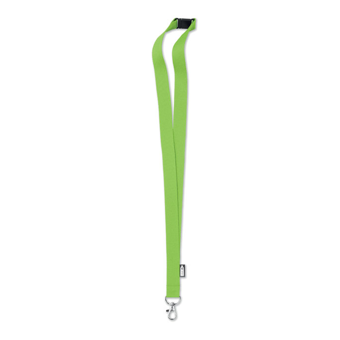 LANY RPET - Lanyard in RPET 20 mm - Lime