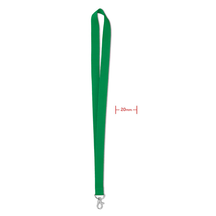 SIMPLE LANY - Lanyard 20 mm - Green