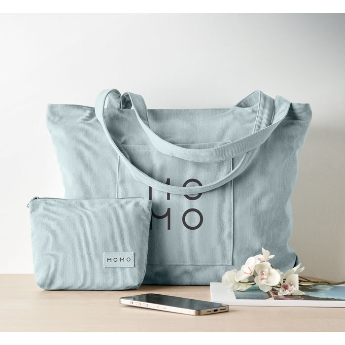 CORDY G - Corduroy large shopping bag