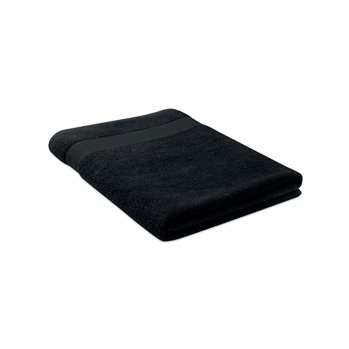MERRY - Towel organic cotton 180x100cm - Black