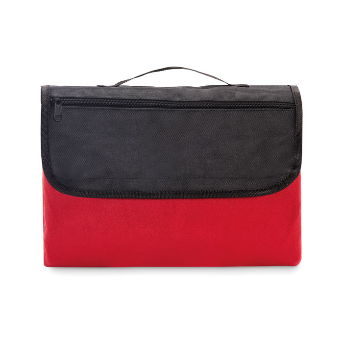 COSTA - Polar fleece picnic blanket - Red