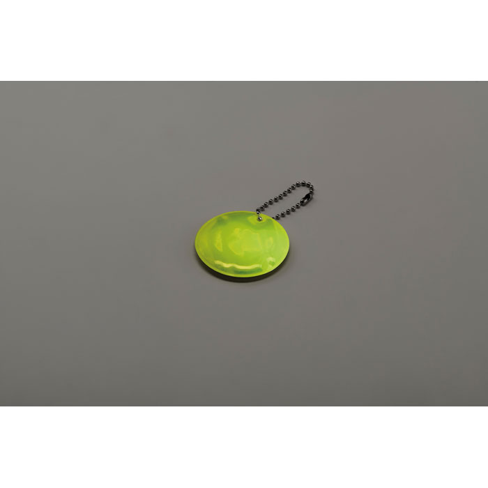GRIN - Round reflective keyring