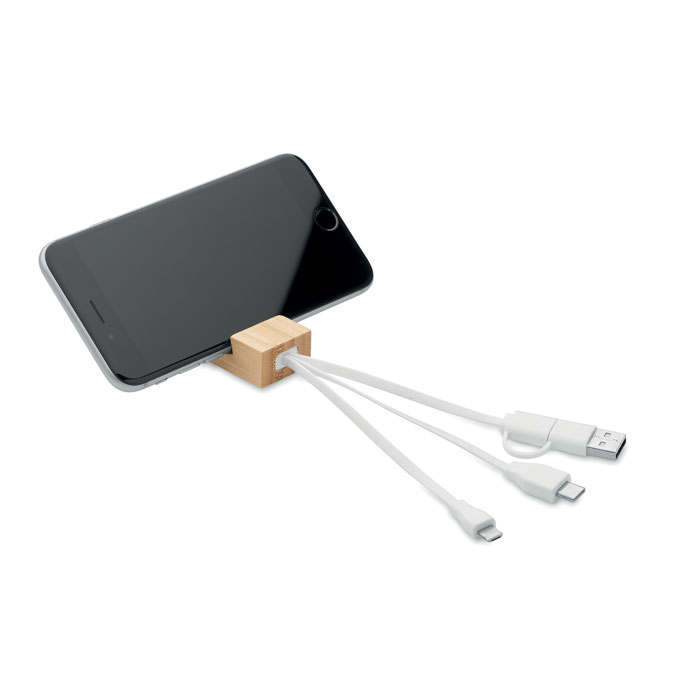 CLAUERC - Bamboo key ring and stand