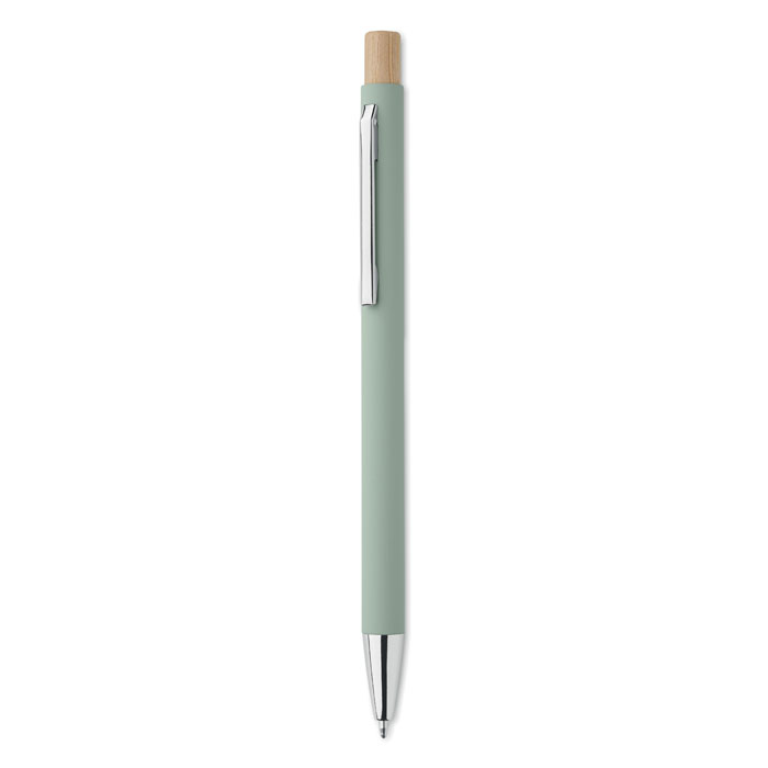 BERGAMO - Recycled aluminium ball pen - Mint Green