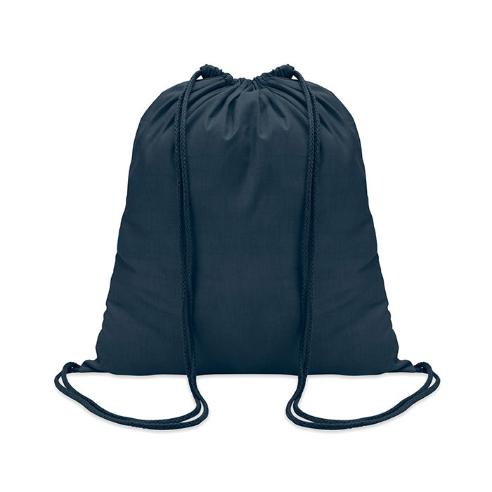 COLORED - 100gr/m² cotton drawstring bag - French Navy
