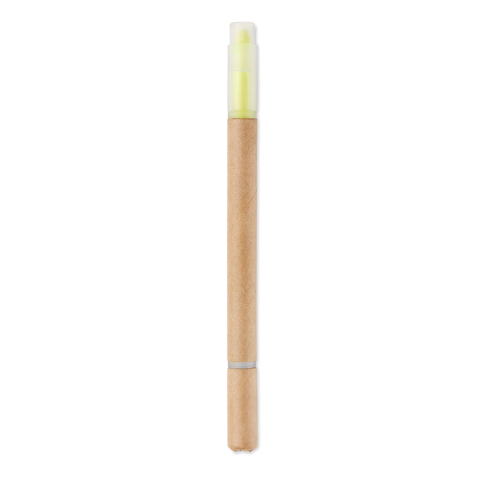 DUO PAPER - 2 in 1 carton pen highlighter
