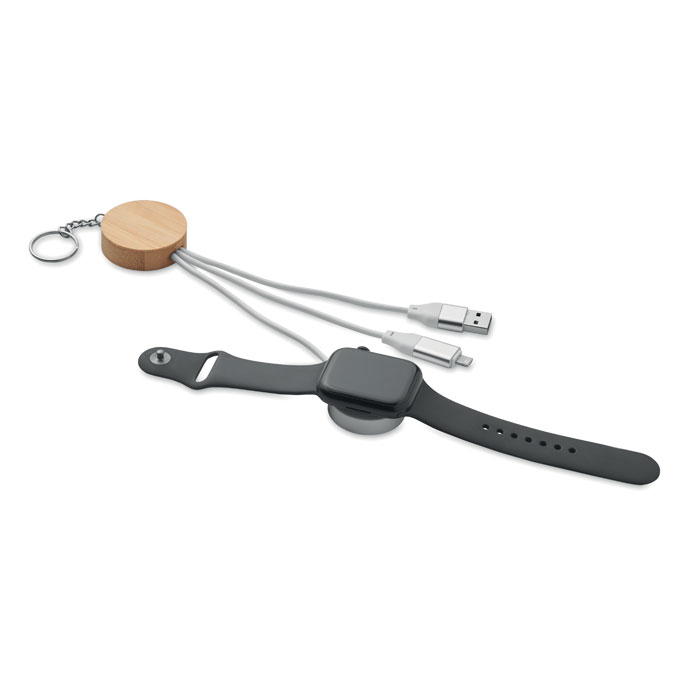 BULE - Key ring with 4 in 1 60W cable