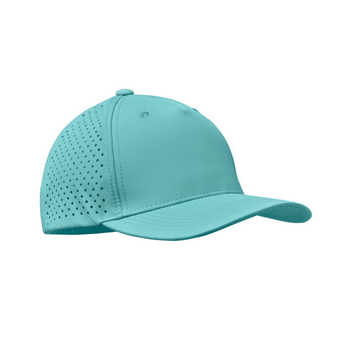 CAPO - 5 panel baseball cap 130 gr/m² - Turquoise