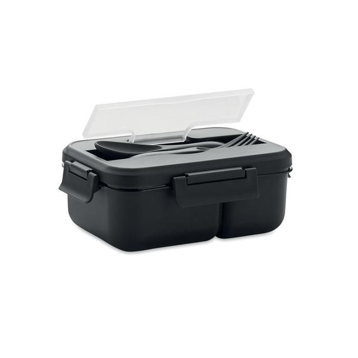 MAKAN - Lunch box with cutlery in PP