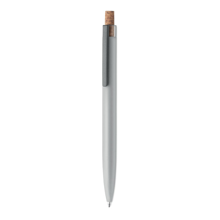 BERGAMO + - Recycled aluminium pen - Matt Silver