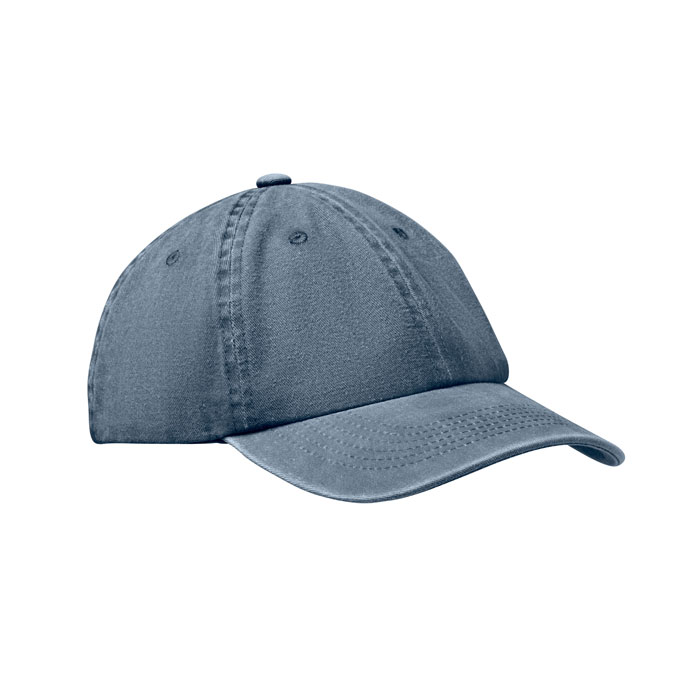 BEAU - 6 panel baseball cap 265 gr/m² - Blue