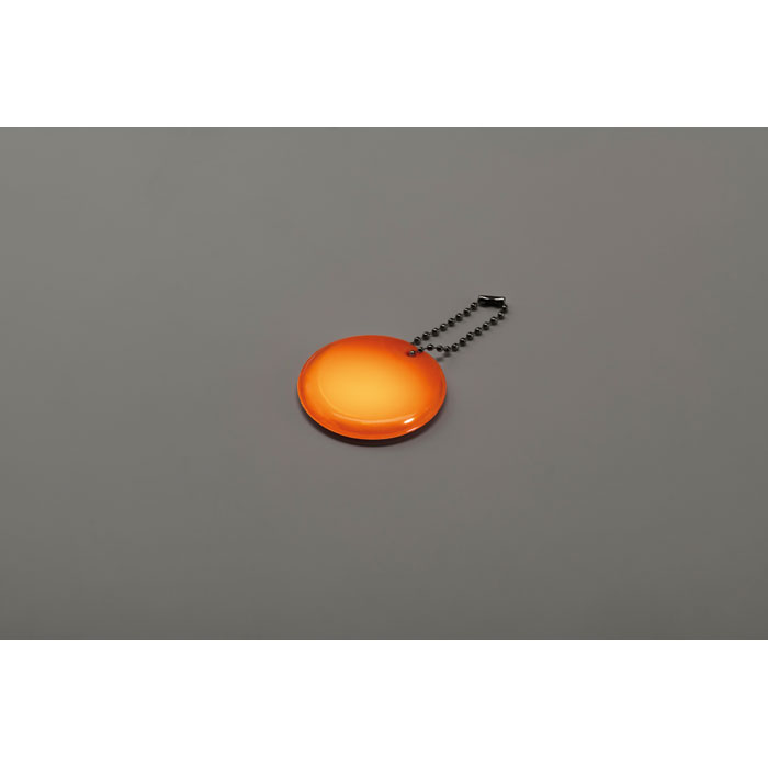 GRIN - Round reflective keyring
