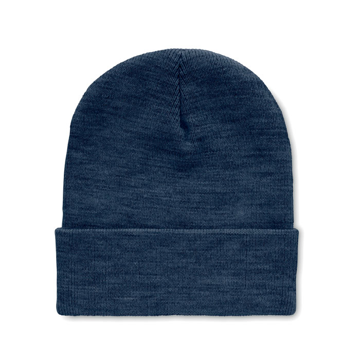 POLO RPET - Beanie in RPET with cuff - Blue