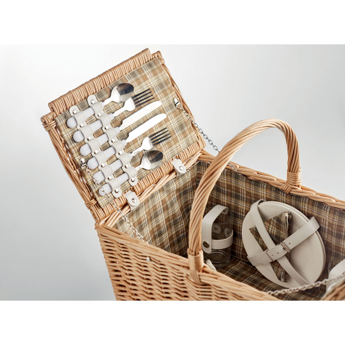 MIMBRE PLUS - Wicker picnic basket 4 people