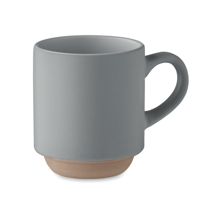 CERACK - Ceramic stackable mug 170 ml - Grey