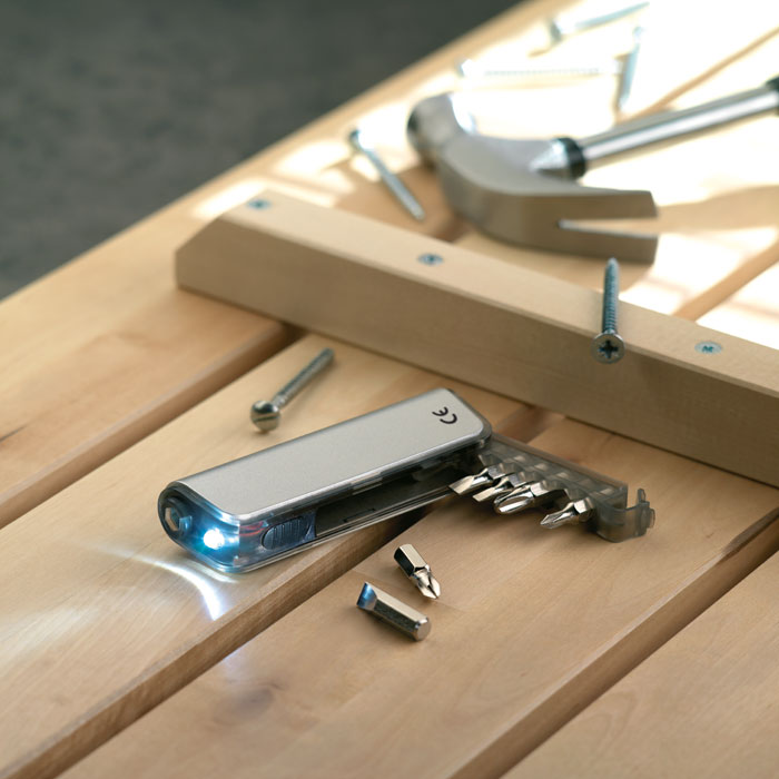 ALUTOOL - Multitool holder and LED torch