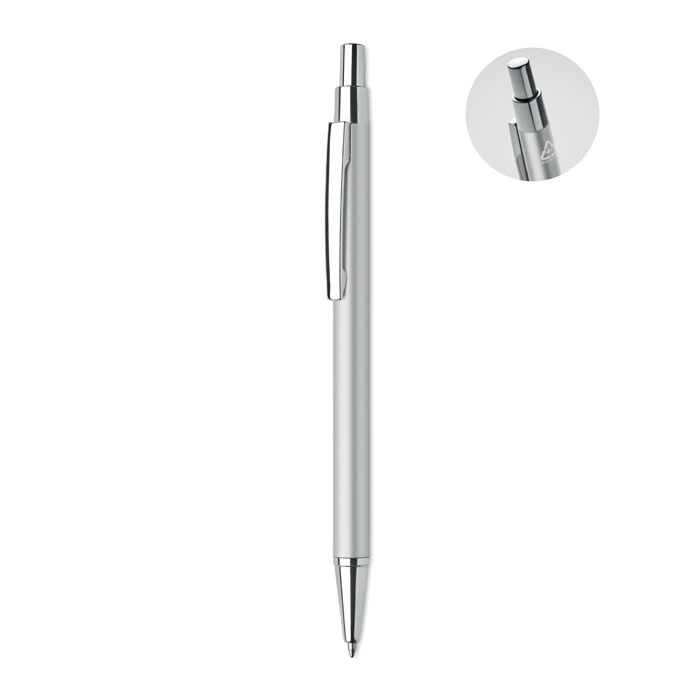 DANA - Recycled aluminium ball pen - Silver