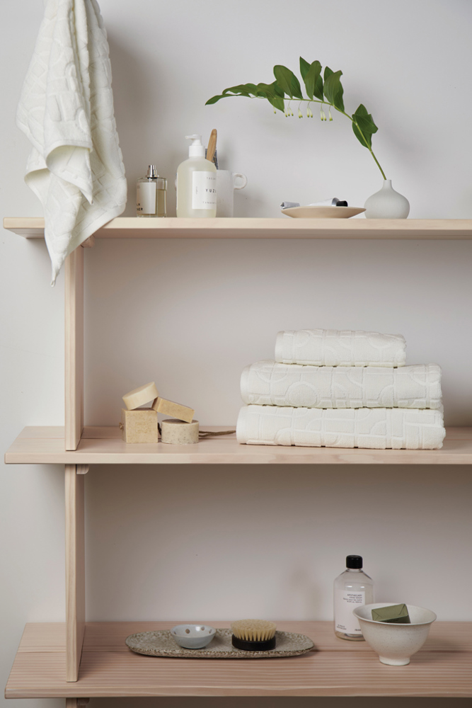 VINGA Verso OCS organic cotton towel, 4 pcs set