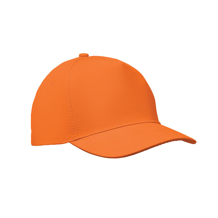 SUNNY - 5 panel baseball cap 180 gr - Orange