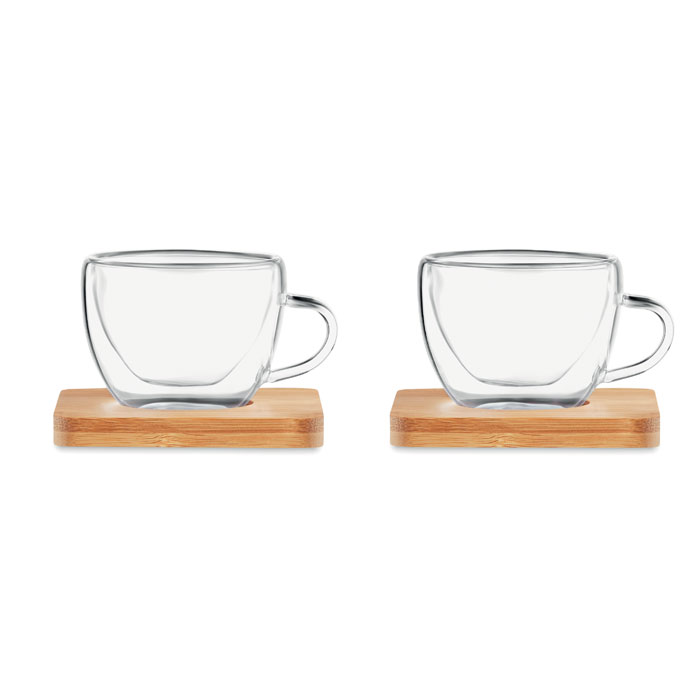 BELIZE - Set of 2 double wall espresso