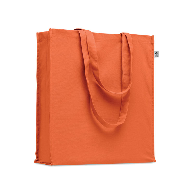 BENTE COLOUR - Organic cotton shopping bag - Orange