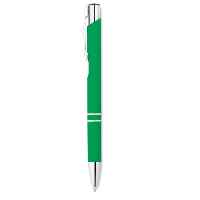 AOSTA - Ball pen in rubberised finish - Green