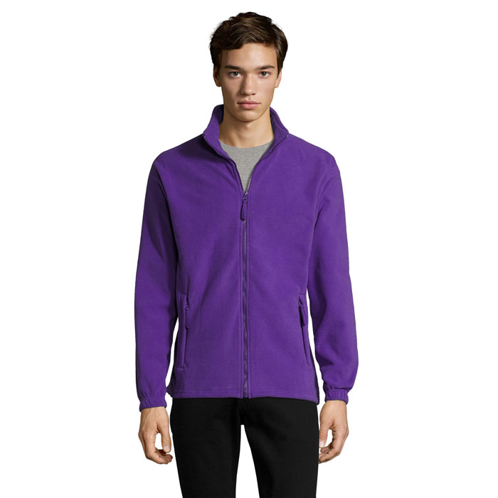 NORTH - 20RTH Zipped Fleece Jacket - Dark Purple