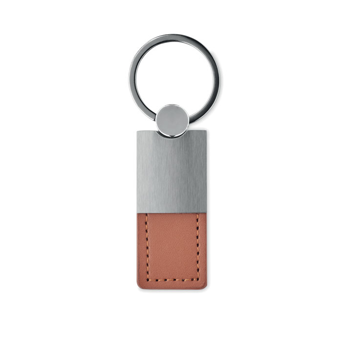 COLUMBUS - PU and metal key ring