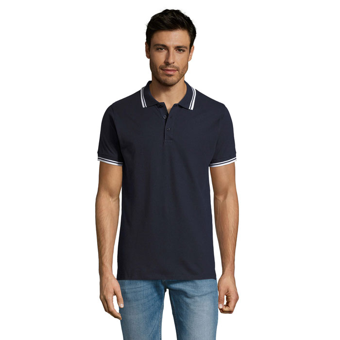 PASADENA MEN - French Navy/white