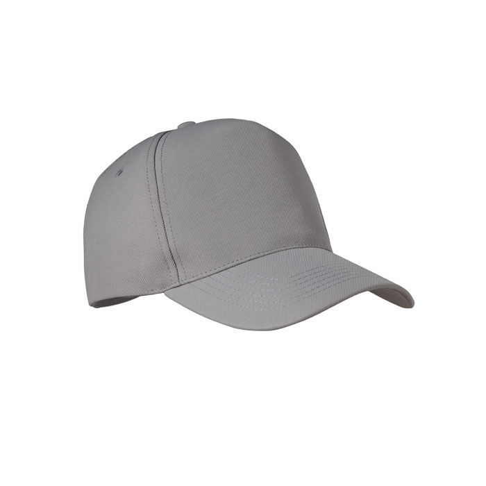 SENGA - 5 Panel rpet cap 210 gr/m² - Grey
