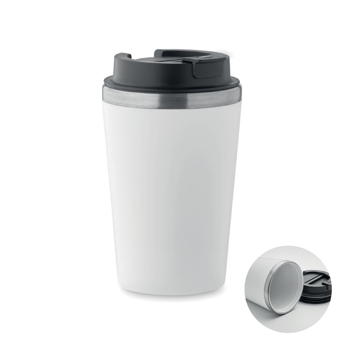 BLERM - Ceramic lining tumbler 350 ml - White