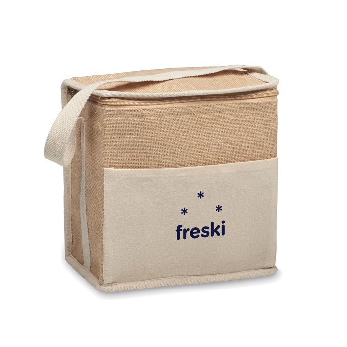 LONA - Jute and canvas cooler bag 3L
